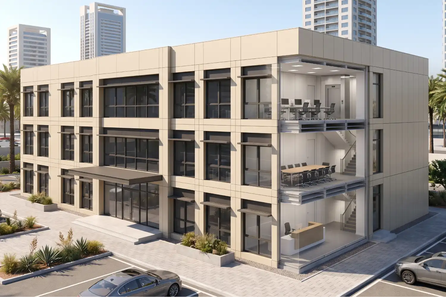 Modular Office Buildings UAE 1 Modular Office Buildings UAE 1